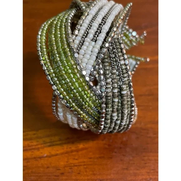 Beaded Cuff Bracelet - Picture 3 of 10